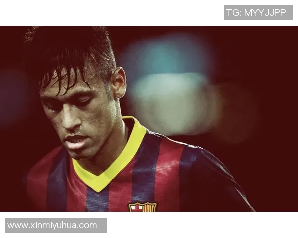 足球明星内马尔的油画艺术魅力与球场风采的完美结合